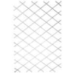 Nature Gard de grădină tip Trellis, 100 x 200 cm PVC, alb, 6040703