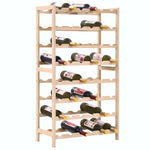 Suport sticle de vin, lemn de cedru, 57,5 x 28 x 102 cm