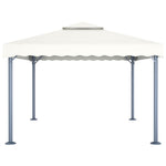 48062 vidaXL Gazebo 400x300 cm Cream Aluminium