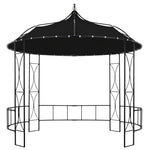 Pavilion, antracit, 300 x 290 cm, rotund