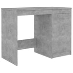 Birou, gri beton, 100 x 50 x 76 cm, PAL