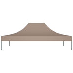 Acoperiș cort de petrecere, gri taupe, 4,5 x 3 m, 270 g/m²