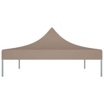 Acoperiș cort de petrecere, gri taupe, 4,5 x 3 m, 270 g/m²