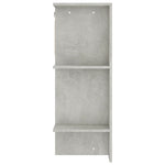 Dulap de hol, gri beton, 97,5x37x99 cm, lemn prelucrat