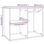 Dulap de dressing, stejar sonoma, 80x40x65 cm, lemn compozit