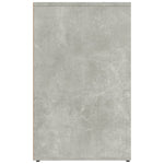 Dulap de dressing, gri beton, 80x40x65 cm, lemn compozit