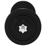 Set halteră cu discuri de greutăți, 90 kg, fontă și oțel cromat