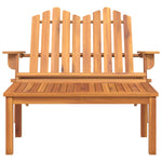 Set mobilier de grădină Adirondack, 2 piese, lemn masiv acacia