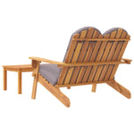 Set mobilier de grădină Adirondack, 2 piese, lemn masiv acacia