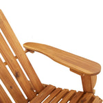 Set mobilier de grădină Adirondack, 2 piese, lemn masiv acacia