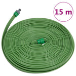 Furtun pentru stropit cu 3 tuburi, verde, 15 m, PVC