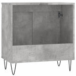 Dulap de baie, gri beton, 58x33x60 cm, lemn prelucrat