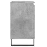 Dulap de baie, gri beton, 58x33x60 cm, lemn prelucrat