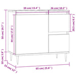 Dulap de baie, alb, 65x33x60 cm, lemn prelucrat