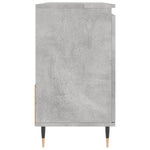 Dulap de baie, gri beton, 65x33x60 cm, lemn prelucrat