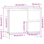 Dulap de baie, alb, 65x33x60 cm, lemn prelucrat