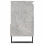 Dulap de baie, gri beton, 65x33x60 cm, lemn prelucrat