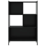 Bibliotecă, negru, 72x28x109 cm, lemn prelucrat