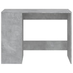 Birou, gri beton, 102x50x75 cm, lemn compozit