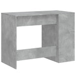 Birou, gri beton, 102x50x75 cm, lemn compozit