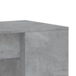 Birou, gri beton, 102x50x75 cm, lemn compozit