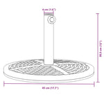 Suport umbrelă pentru stâlpi Ø38 / 48 mm, 12 kg, rotund